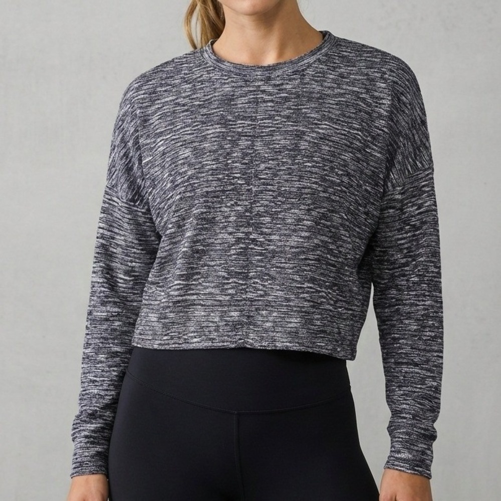 Lou & Grey‎ Marled Knit Pullover Sweatshirt Women Size Medium